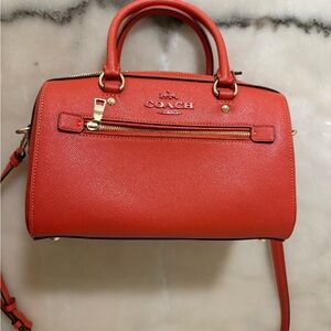 Coach Red Leather Handbag